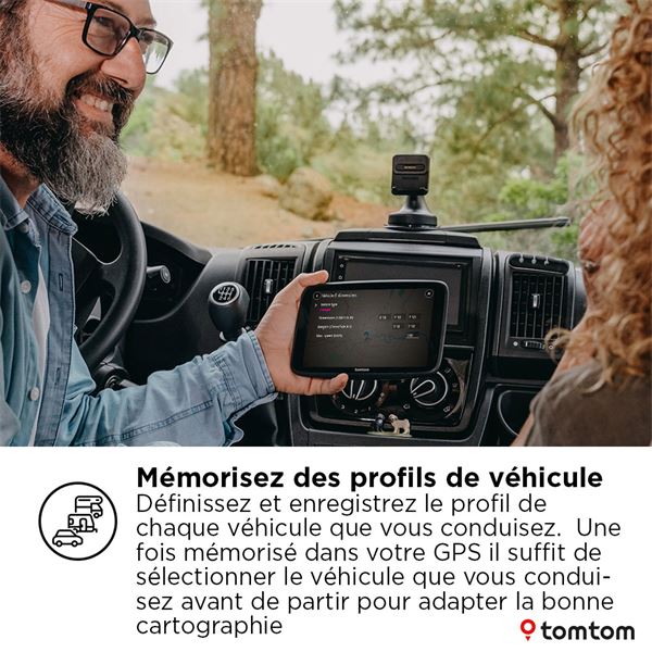 GPS camping-car TomTom GO Camper Max 7 Nouvelle Génération