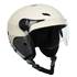 Casque H30 vision vélo, trottinette avec feu arrière LED Yeep.Me Crème - Taille S/M