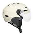 Casque H30 vision vélo, trottinette avec feu arrière LED Yeep.Me Crème - Taille S/M
