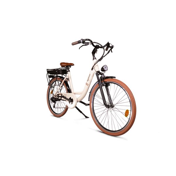 Vélo de ville électrique mixte Toscana Beige