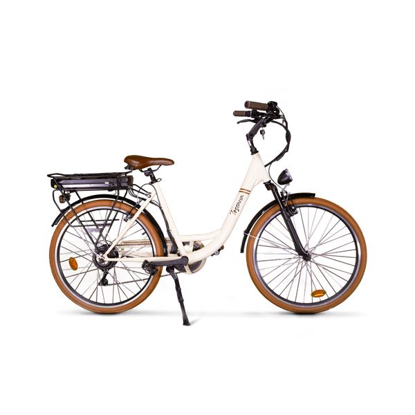 Vélo de ville électrique mixte Toscana Beige