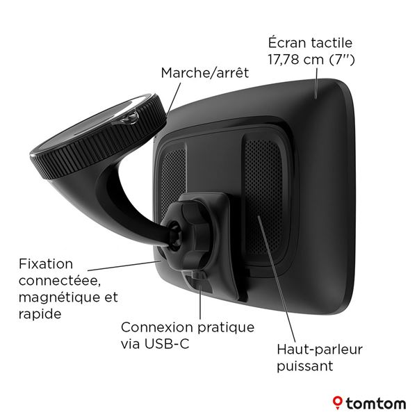 GPS camping-car TomTom GO Camper Max 7 Pack Premium