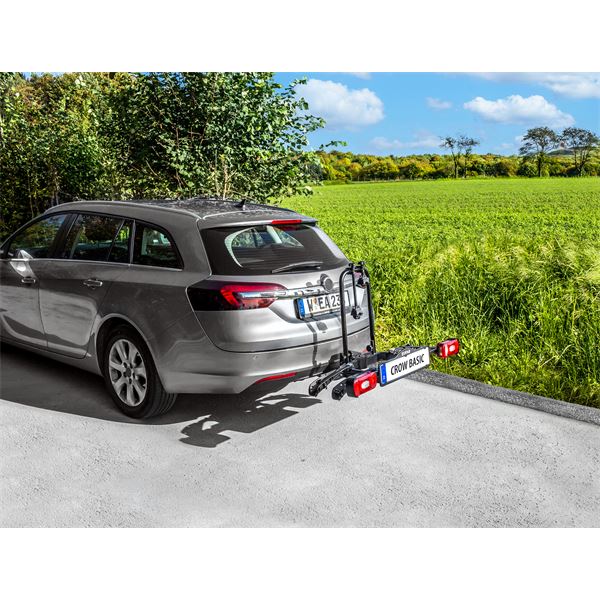 Porte-vélos attelage Eufab Crow Basic - 2 vélos