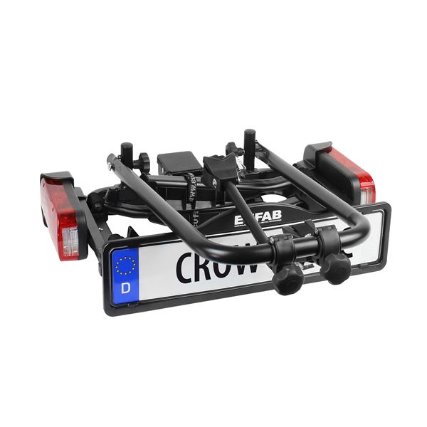 Porte-vélos attelage Eufab Crow Basic - 2 vélos