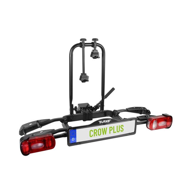Porte-vélos attelage Eufab Crow Plus - 2 vélos
