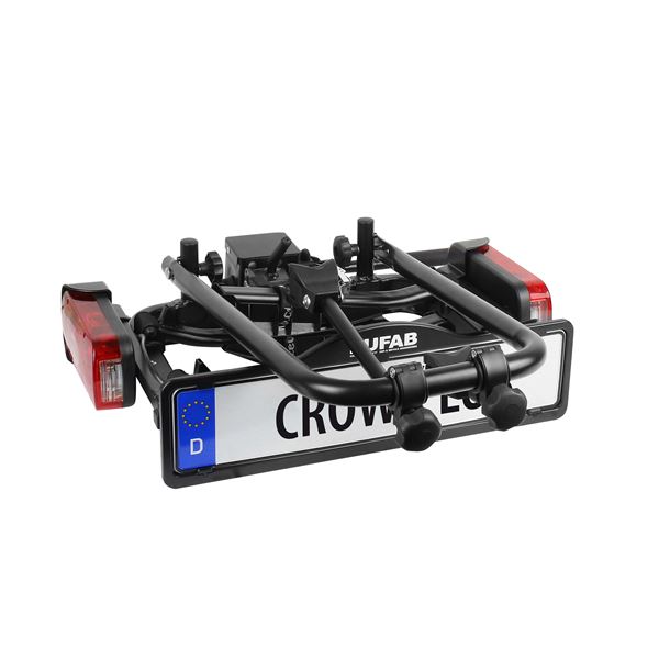Porte-vélos attelage Eufab Crow Plus - 2 vélos