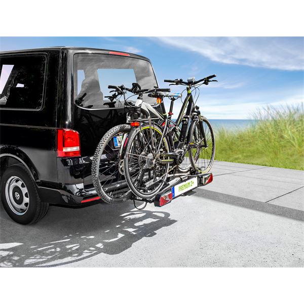 Porte-vélos attelage Eufab Premium Plus - 2 vélos