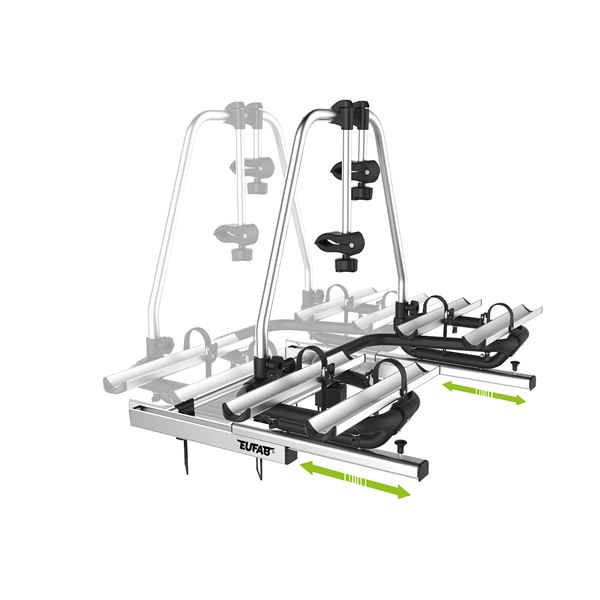 Porte-vélos attelage Eufab BC260 - 2 vélos