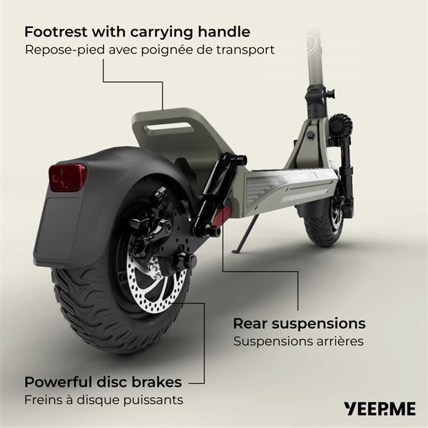 Trottinette électrique 100S SUV Dakar Yeep.Me
