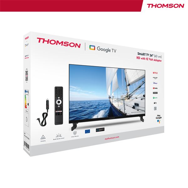 Smart TV 24'' THOMSON 24HG2S14C avec alimentation 12V