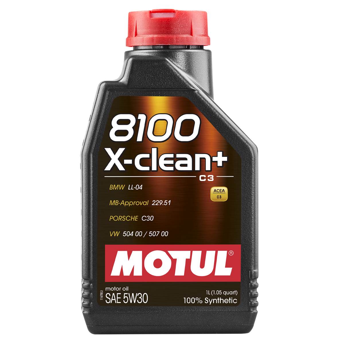Huile Moteur Motul 8100 X-clean+ C3 Essence/diesel 5w30 1l