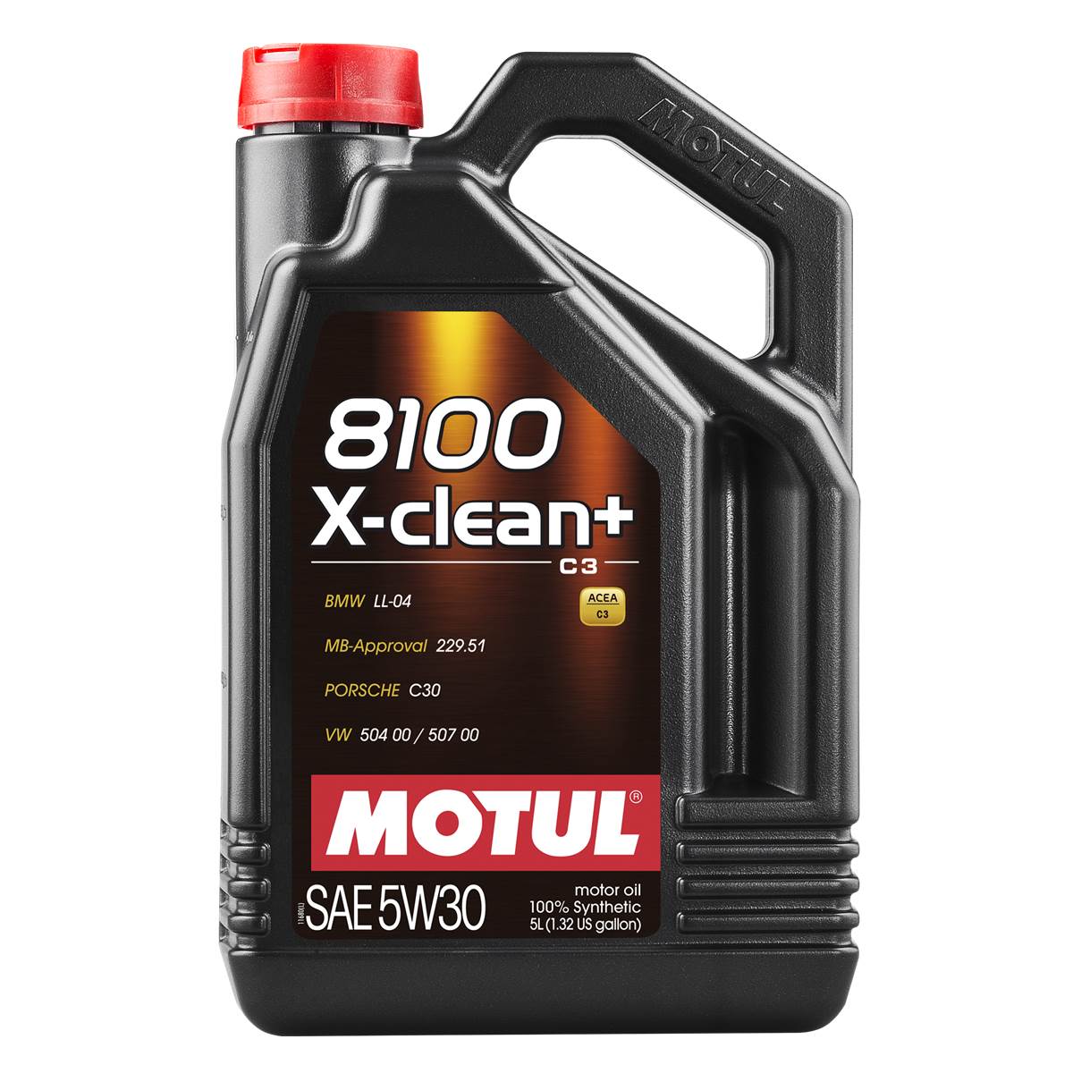 Huile Moteur Motul 8100 X-clean+ C3 Essence/diesel 5w30 5l