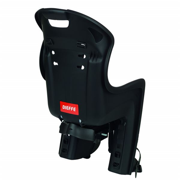 Porte-bébé fixation porte-bagage Bikey Cool noir/rouge Dieffe