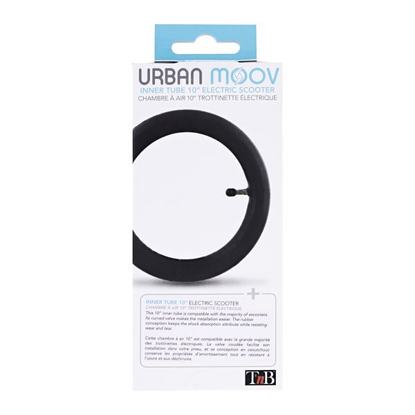 Chambre à air coudé trottinette 10" Urban Moov
