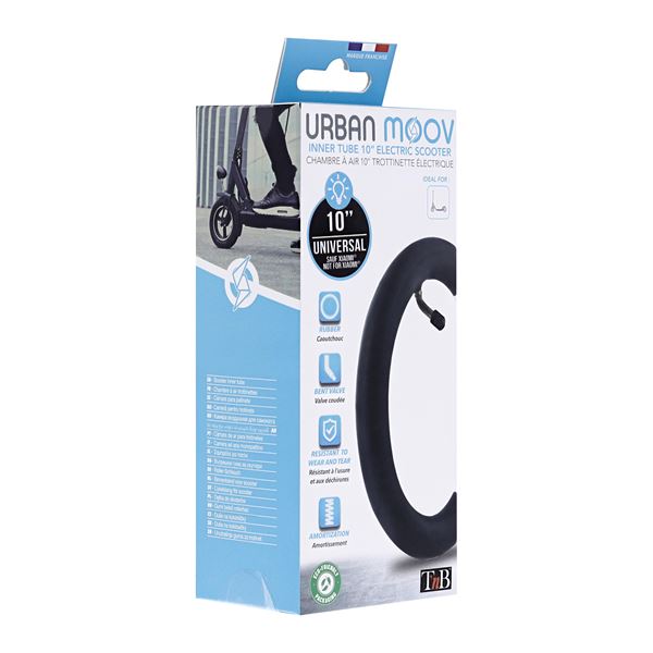 Chambre à air coudé trottinette 10" Urban Moov