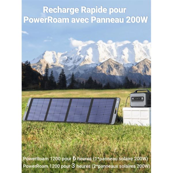 Panneau solaire 200 W