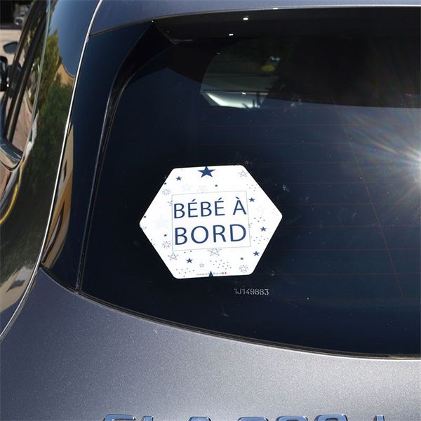 Adhésif bébé à bord Made in France - Etoile