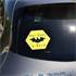 Adhésif bébé à bord Made in France - Bat baby