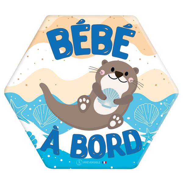 Adhésif Bébé à Bord Made in France - Loutre