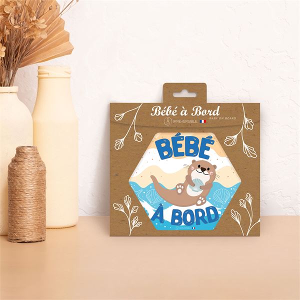 Adhésif Bébé à Bord Made in France - Loutre