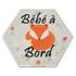 Adhésif bébé à bord Made in France - Renard