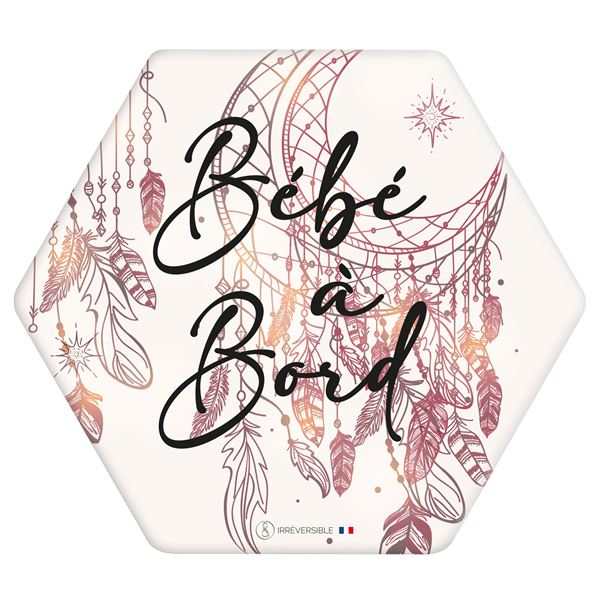 Adhésif Bébé à Bord Made in France - Attrape rêve