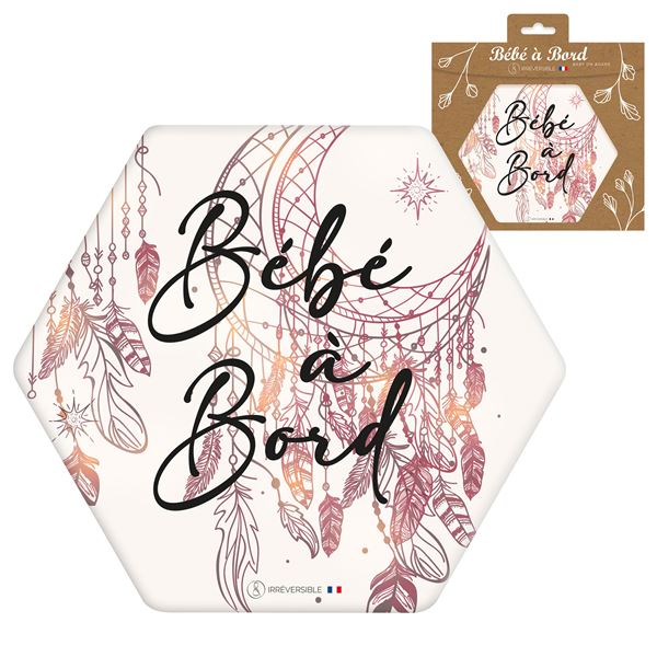 Adhésif Bébé à Bord Made in France - Attrape rêve