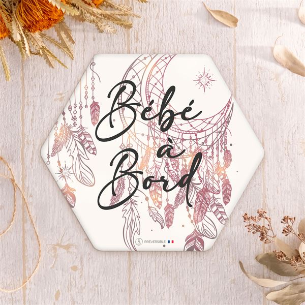Adhésif Bébé à Bord Made in France - Attrape rêve