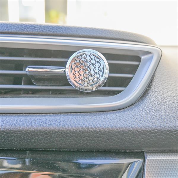 Diffuseur voiture grille 3cm - Fleur de vie