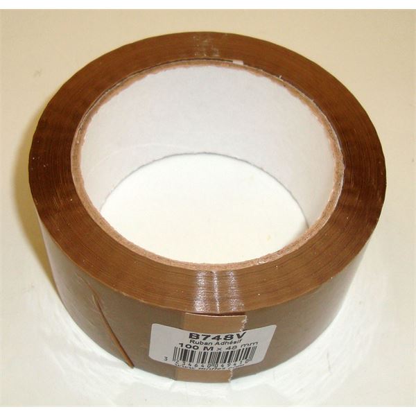Rouleau adhésif havane 48 mm x 100 m