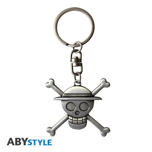 Porte-clés 3D One Piece Skull Luffy