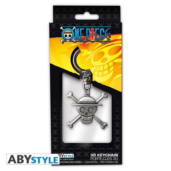 Porte-clés 3D One Piece Skull Luffy