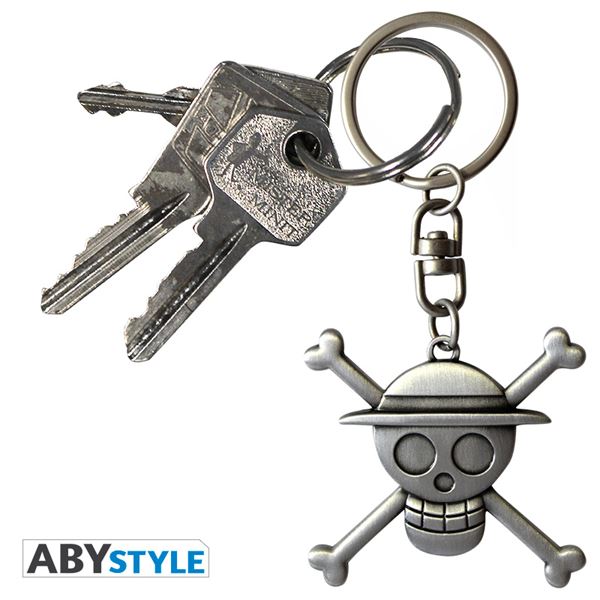 Porte-clés 3D One Piece Skull Luffy