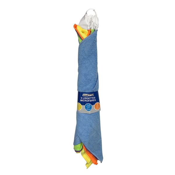 Lot de 5 lingettes microfibres IMDICAR
