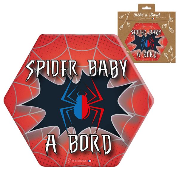 Adhésif Bébé à Bord Made in France - Spider baby