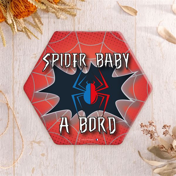 Adhésif Bébé à Bord Made in France - Spider baby