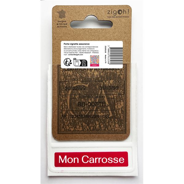 Porte-papier de pare-brise Liberty ZIGOH