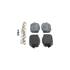 4 plaquettes de frein avant Bosch BP2863 - 0986460165