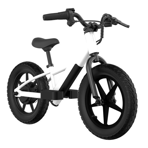Draisienne électrique enfant E-Kids Blanche