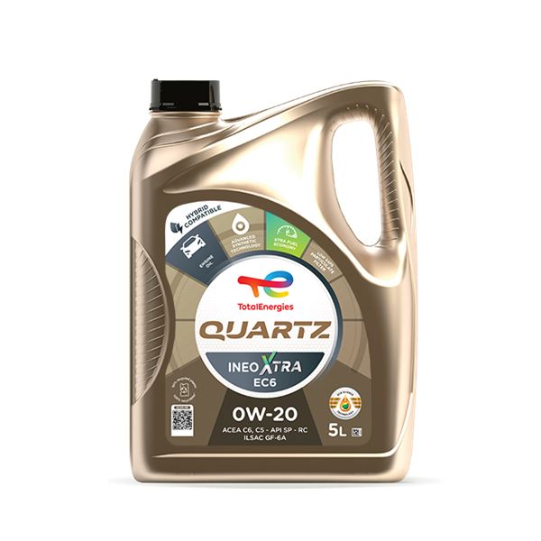 Huile Moteur TOTAL Quartz Ineo Xtra EC6 0W20 C5/C6 Essence/Diesel 5L