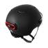 Casque vélo, trottinette avec feu d'éclairage Fusion Noir Cosmo Connected