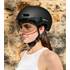 Casque vélo, trottinette avec feu d'éclairage Fusion Noir Cosmo Connected