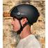 Casque vélo, trottinette avec feu d'éclairage Fusion Noir Cosmo Connected