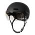 Casque vélo, trottinette avec feu d'éclairage Fusion Noir Cosmo Connected