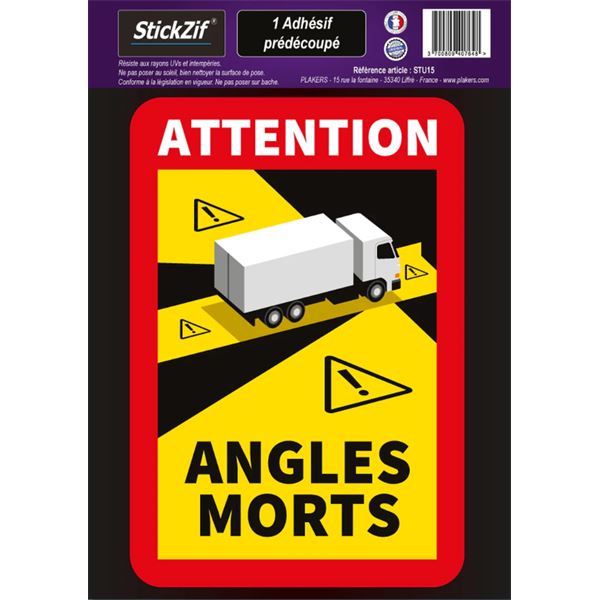 3 adhésifs Angles Morts