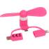 Mini-ventilateur pour smartphone Magic Fan - Rose