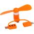 Mini-ventilateur pour smartphone Magic Fan - Orange