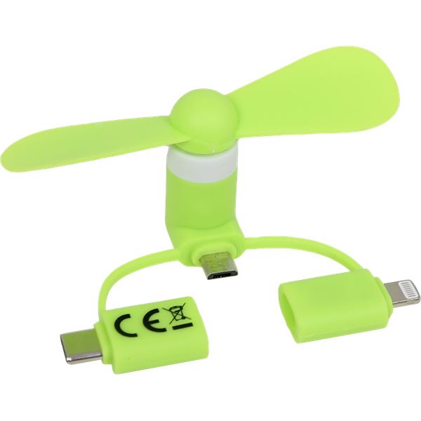 Mini-ventilateur pour smartphone Magic Fan - Vert