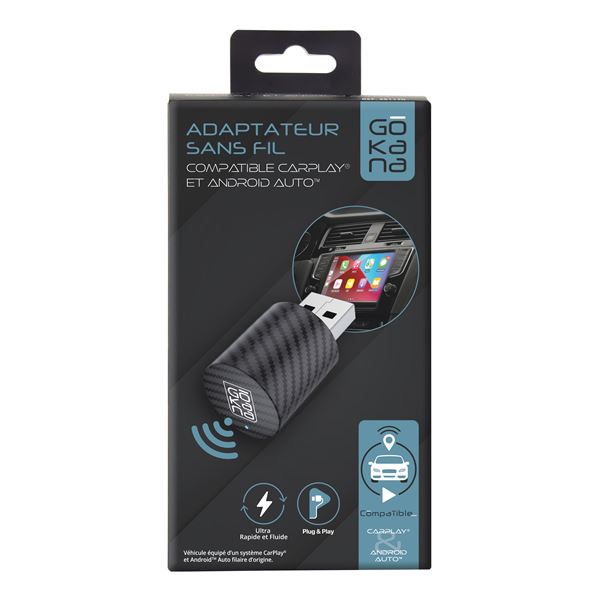 Adaptateur Carplay et Android Auto sans fil Gokana