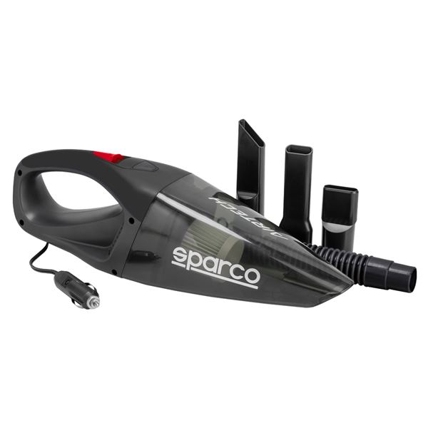 ASPIRATEUR FILAIRE 12V SPARCO AVEC EMBOUTS MULTIPLES